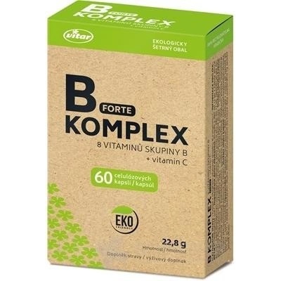 Vitar B-komplex Forte + vitamín C 60 ks