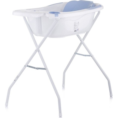 Chipolino Vanička s podložkou a stojanom Vela 87cm Blue