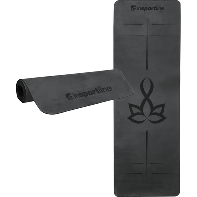 inSPORTline Постелка за йога inSPORTline Padvana 183x61x0, 4 cm черен (26523-1)