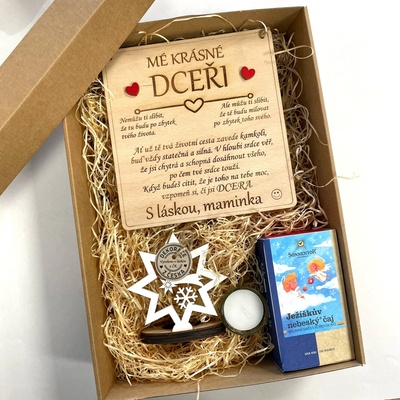 Dekorace z Česka Vánoční dárková sada pro dceru Varianta: Od maminky