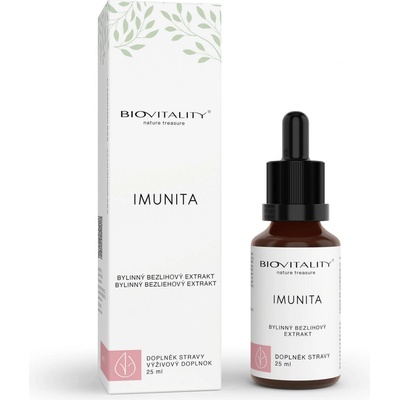 Biovitality Imunita bezliehová tinktúra 25 ml