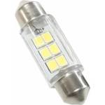 CarMart Лед крушки за плафон с 6 smd диода 42мм