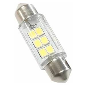 CarMart Лед крушки за плафон с 6 smd диода 42мм