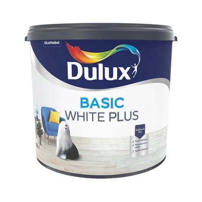 Dulux Basic White - malířská barva na stěny a stropy 19 l