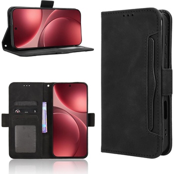 OPPO Кожен Калъф Портфейл за Oppo Find X9 Pro 5G- Магнитно затваряне, Картхолдер и Стойка, вкл. Протектор, 5 Цвята