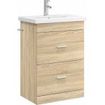 vidaXL Комплект мебели за баня Дъб сонома 61 x 40 x 84, 5 см (3404368)