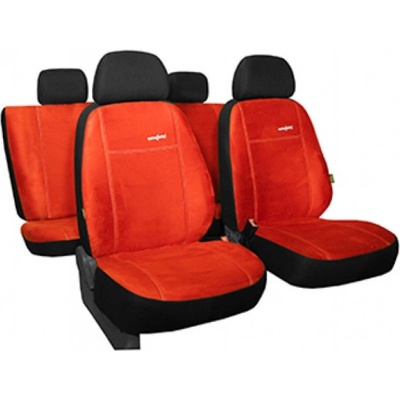 Autopoťah Pok-ter Comfort tehlovo červené alcantara