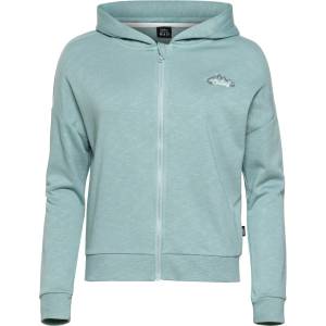 Chillaz Дамски суичър Chillaz Women's Attersee Mountain Flower Hoodie - Dark Arctic - размер 34 (EU) (117-3608-0112)