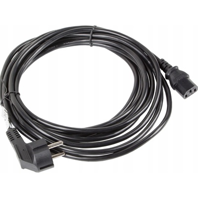 LANBERG CEE 7/7 na IEC 320 C13 POWER CORD 5M VDE černý CA-C13C-11CC-0050-BK