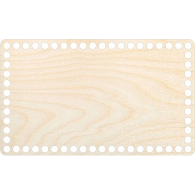 Dřevěný svět online Dno na košík dekor přírodní obdélník 25 x 15 cm – Zboží Dáma