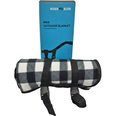 Vonkajšia deka s upevňovacími sponami na bicykel,120x135cm, polyester