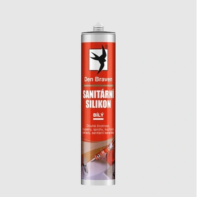 Debbex 30312RL Sklenářský silikon 280 ml bílá