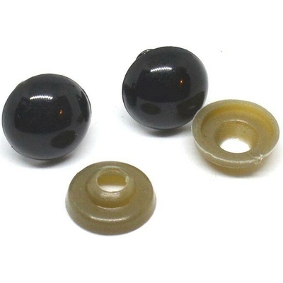 Bezpečnostní oči Ø8 mm černé