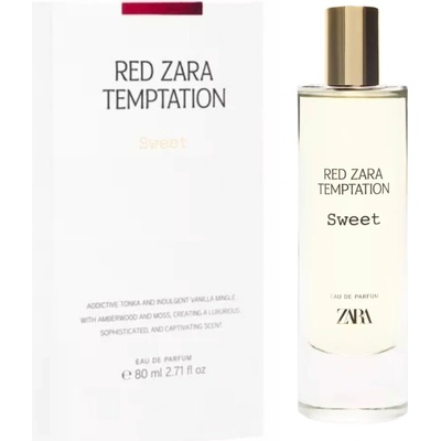 Zara Red Temptation sweet parfémovaná voda dámská 80 ml