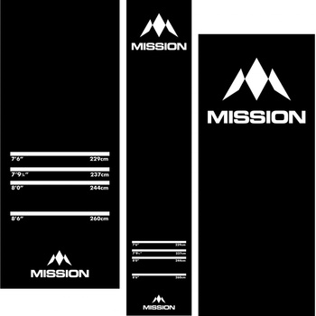 Mission Dart Mat - Koberec k terči - gumový - Pro Level