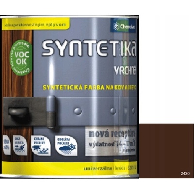Chemolak Syntetika 0,6 l hnedá čokoládová