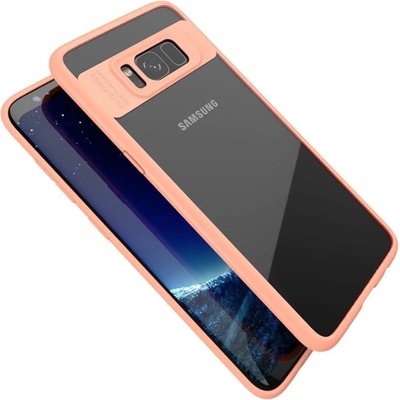 iPaky Тънък Хибриден Калъф за Samsung S8, Ipaky Hybrid TPU Case, Сребро/Розов (TEEVC-0493)