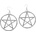 FALON Обеци Pentagram - PSY924