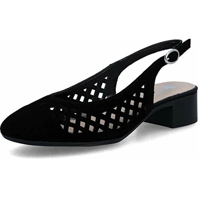 Rieker dámské lodičky 43457-00 černá – Zboží Mobilmania