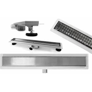 Rea Комплект душ канал с капак 70 см Rea Pure Neo Inox (5902557301072)
