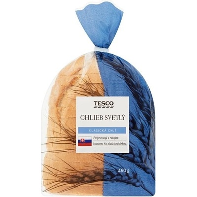 Tesco Svetlý chlieb krájaný 450 g