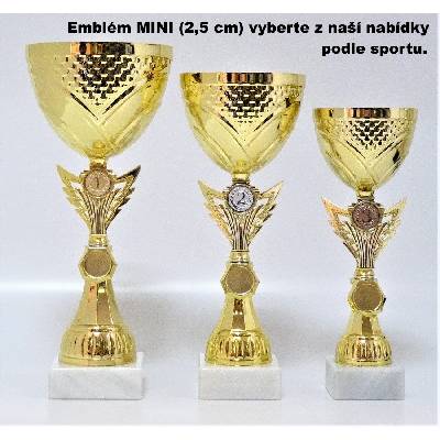 VIZINGR Poháry s pořadím 2979 Emblém MINI