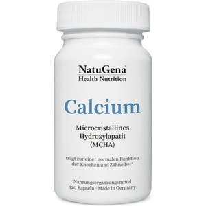 NatuGena Грижа за костите - Калций (mcha) + Витамин d3, 120 капсули (570325 (2018032) ntg)