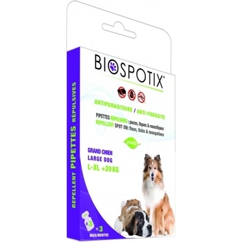 Biogance BIOSPOTIX-Пипети за големи кучета над 20 кг. Спот он L-XL 5 бр