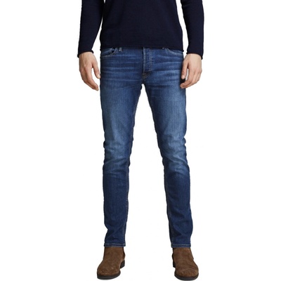 Jack & Jones pánské džíny JJiglenn slim Fit 12152347 blue denim – Zboží Mobilmania