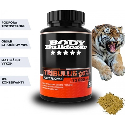 BodyBulldozer Tribulus 90% Professional 120 kapsúl