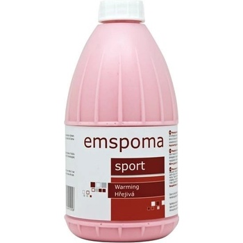 Emspoma hřejivá růžová "O" masážní emulze 1000 ml