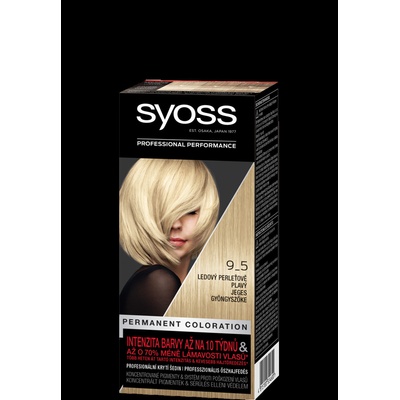 Syoss Permanent Coloration Permanent Blond permanentní barva na vlasy 9-5 Frozen Pearl Blond 50 ml – Zboží Dáma