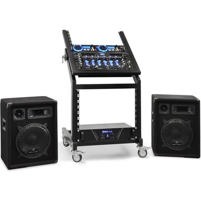 Electronic-Star DJ РА сет, комплект високоговорители Rack Star Series Neptun Palace Bluetooth 100 души (PL-Neptun BT) (PL-Neptun BT)