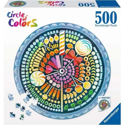 Ravensburger Color Palette Bonbony 173501 500 dílků