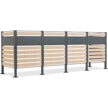 CoverTech Корпус за 4 контейнера за отпадъци с вместимост 120 л или 240 л Breda CoverTech (CT084)