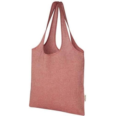 Trendy nákupná taška z recyklovanej bavlny 150 g/m² , červená vresová