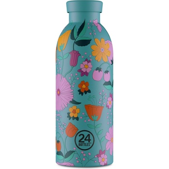 24Bottles Clima Floral Bloom термо бутилка 500 мл, зелена (002188)