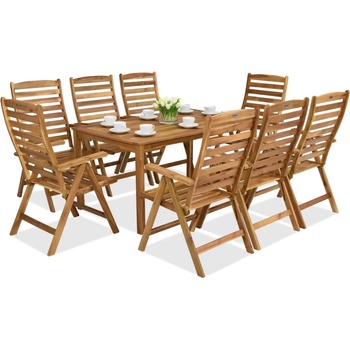 Garden Point Дървени мебели Danang/ Bombay 8 Garden Point (GAP414S_8xGAP151)