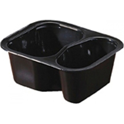 DUNI Tácka sdish pp čierna 2-dielna 138 × 114x53 mm