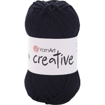 YARNART Creative 221 Black Плетива прежда (Creative 221)