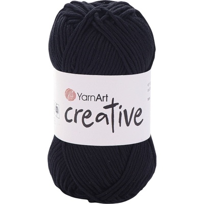 YARNART Creative 221 Black Плетива прежда (Creative 221)