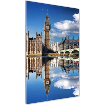 Vertikálny foto obraz fotografie na skle Big Ben Londýn 50x100 cm