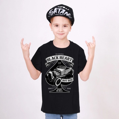 Black Heart HOT ROD Černá