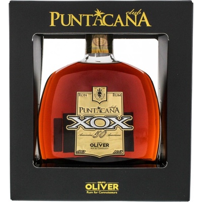 Puntacana XOX 50 Aniversario 40% 0,7 l (karton)