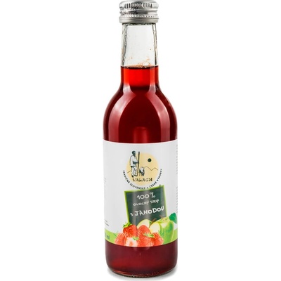 Wellberry JAHODOVÝ OVOCNÝ SIRUP 330 ml