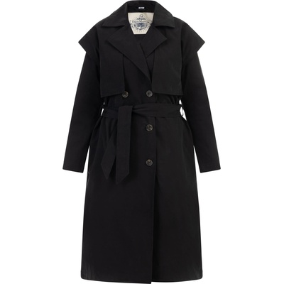DreiMaster Преходно палто черно, размер M