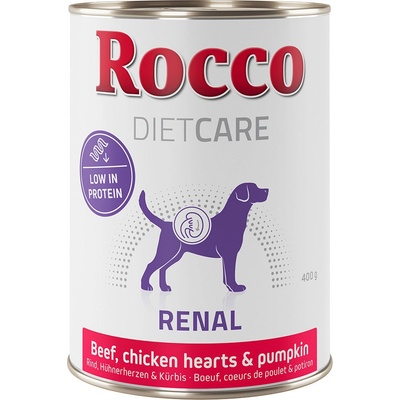 Rocco Diet Care Renal hovädzie s kuracími srdiečkami a tekvicou 12 x 400 g