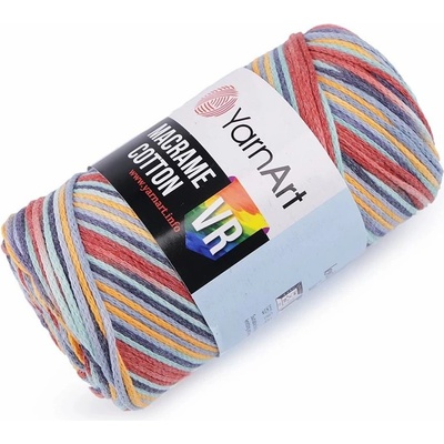 Pletací příze Macrame Cotton 250 g Varianta: 6 (916) modrá světlá, Balení: 1 ks 52140/129194/243435