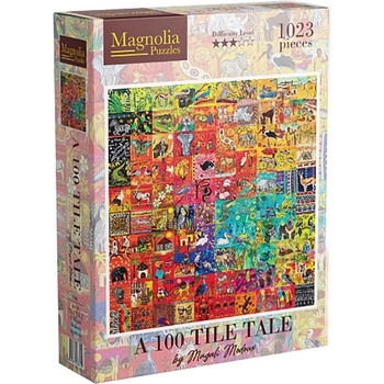 Magnolia Пъзел Magnolia от 1023 части - Пъстроцветен колаж (4101)