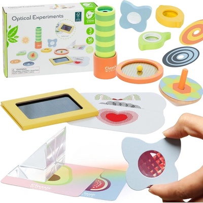 CLASSIC WORLD Optical Experiments Sensory Set Senses Training 16 ks